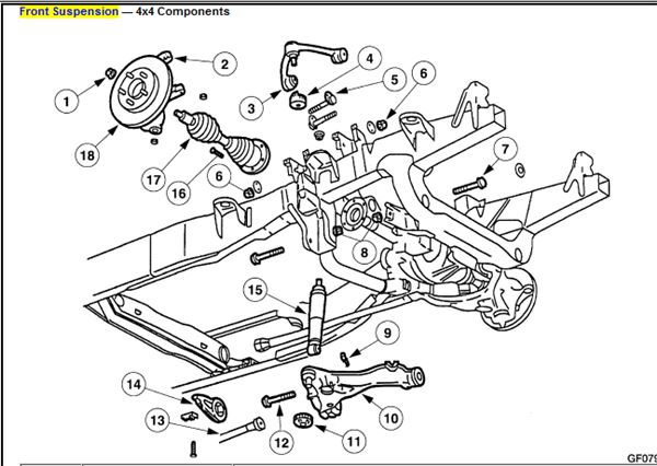 2005 Ford F150 Front Suspension Diagram