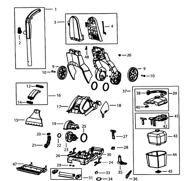 Bissell Cleanview Parts Diagram