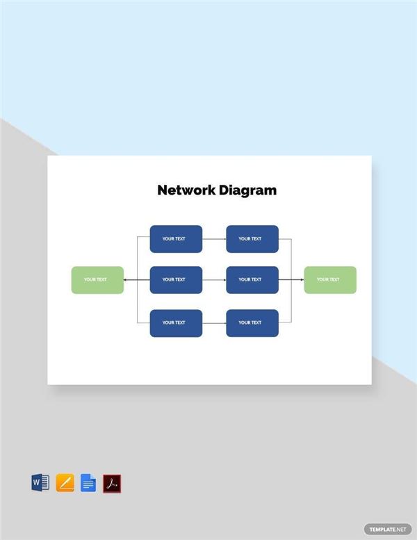 Schedule Network Diagram Template