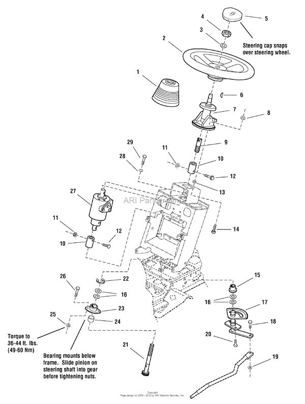 Massey Ferguson 135 Power Steering Parts Diagram