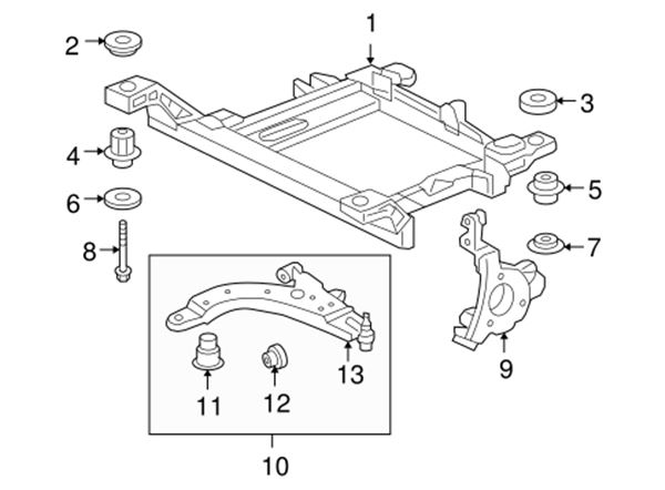 2009 Chevy Impala Parts Diagram