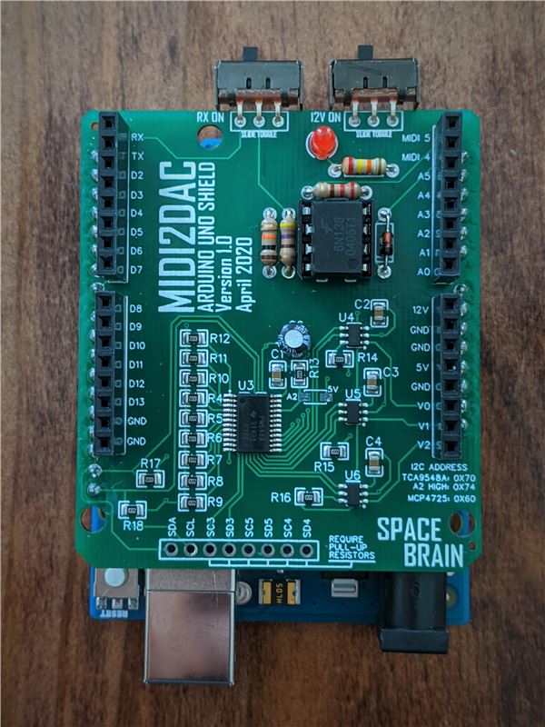 Arduino Midi Shield Schematic